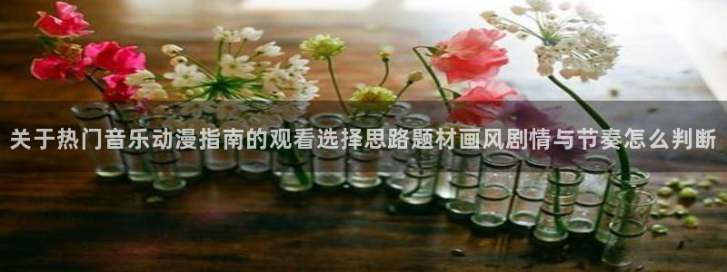 外番里番动漫在线观看：关于热门音乐动漫指南的观看选择思路题材画风剧情与节奏怎么判断配图