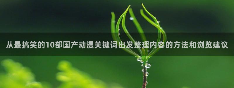 里番肉动漫在线观看：从最搞笑的10部国产动漫关键词出发整理内容的方法和浏览建议配图